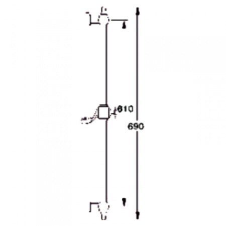 Стойка для душа Ganzer GZ0021