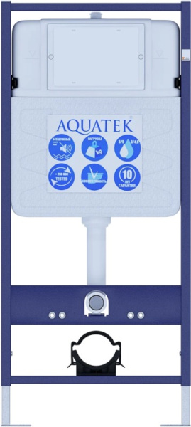 Комплект унитаза с инсталляцией SET AQUATEK МИЯ 4в1