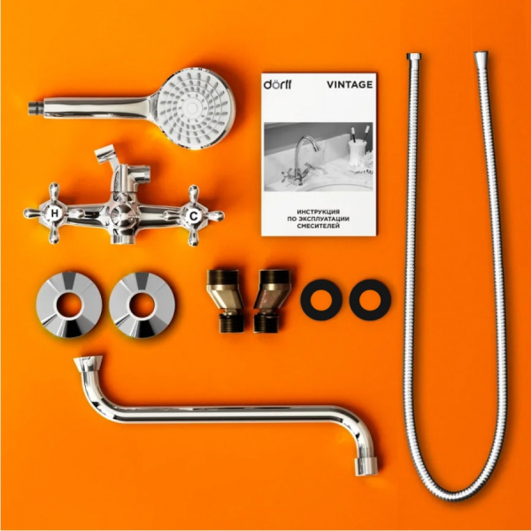 Смеситель для ванны Dorff Vintage D6095000 Смеситель для ванны Dorff Vintage D6095000