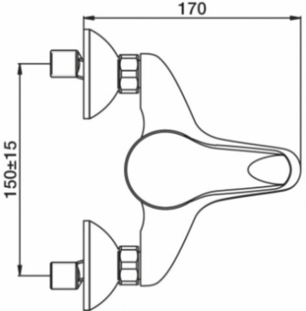 Смеситель для ванны Jacob Delafon Kandel E664RU-CP