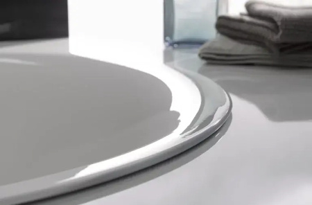 Стальная ванна (170х75) Bette LUX OVAL 3465-000 PLUS с шумоизоляцией и антигрязевым покрытием