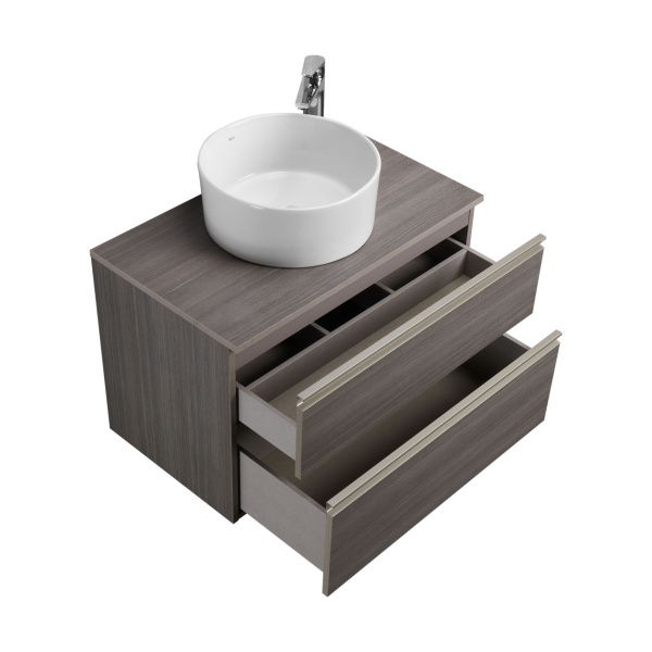 Тумба под раковину Roca Gap 80 городской дуб, 2 ящика, A857399402