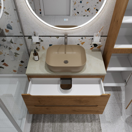 Тумба с раковиной BelBagno ETNA100RN-KEPMCO-1302H316 SET