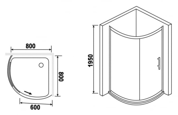 Душевой угол RGW PA-56 06085688-11