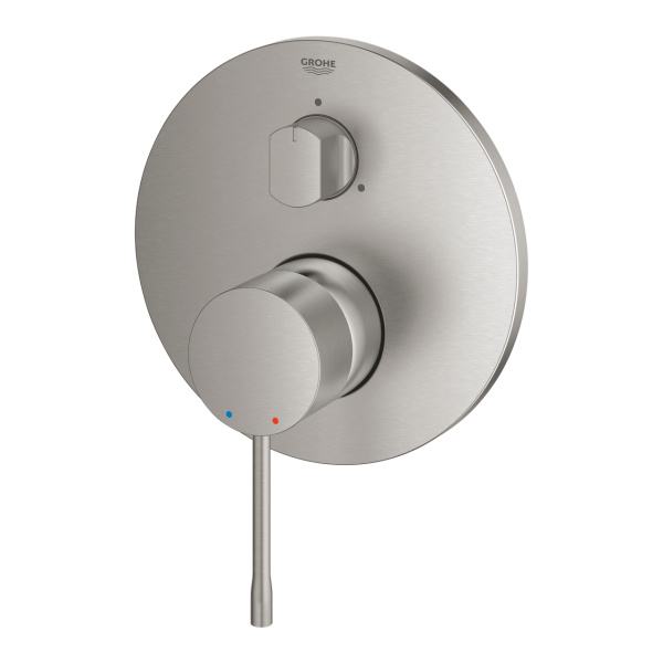 Смеситель для ванны с переключателем на 3 положения Grohe Essence New 24092 DC1 (24092DC1) суперсталь