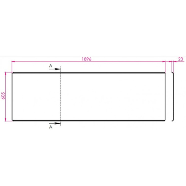Экран 190 Геркулес фронтальный PFI 02010018
