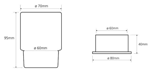 Держатель зубных щеток, матовое стекло Bemeta Omega 138110061