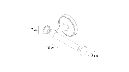 Держатель для запасного рулона FIXSEN ADELE FX-55010A