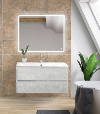 База под раковину подвесная  BelBagno ALBANO-1000-2C-SO-CVG Cemento Verona Grigio