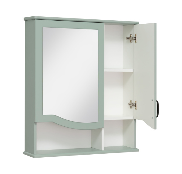 Зеркальный шкаф Runo мята Марсель 65 (00-00001219)