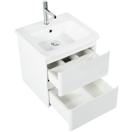 База под раковину BelBagno ALBANO-CER-500-2C-SO-BL подвесная Bianco Lucido