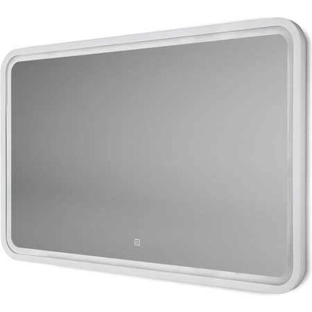 Зеркало с подсветкой Art&Max GENOVA AM-Gen-1200-800-DS-F-White сенсорным выключателем