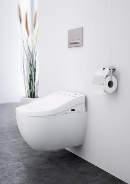 Подвесной унитаз с электронной крышкой биде Clean Care Am.Pm Awe C111739SC