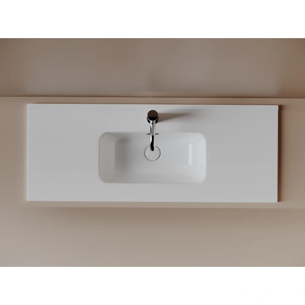 Раковина встраиваемая сверху (101х39,5) Ceramica Nova Compact CN7027