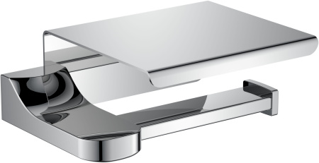 Бумагодержатель с полкой RUSH Thira TR36111B