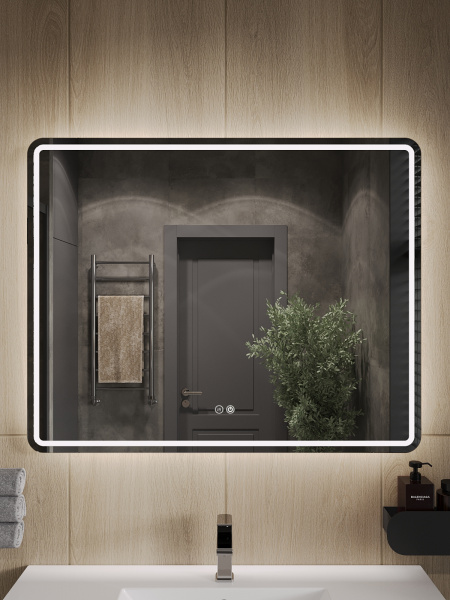 Зеркало с LED подсветкой и антизапотеванием сенсорное Orange Nature ONP-100ZE