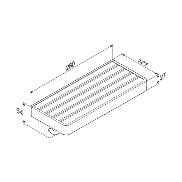 Держатель туалетной бумаги Damixa Jupiter DA77341900