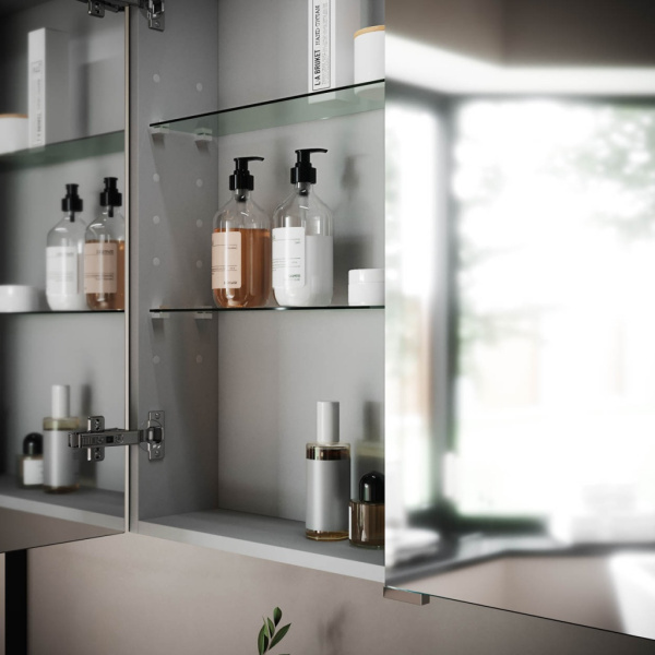 Зеркало-шкаф с подсветкой  Sancos  Hilton (60x74)  Z600