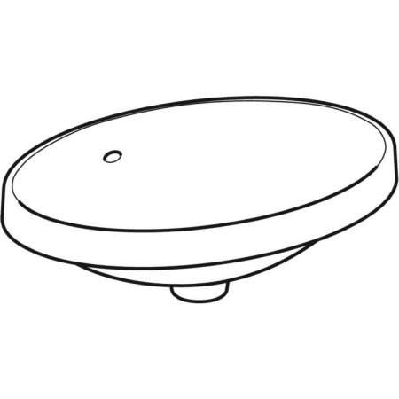 Раковина встраиваемая сверху (55х40) Geberit VariForm 500.716.01.2