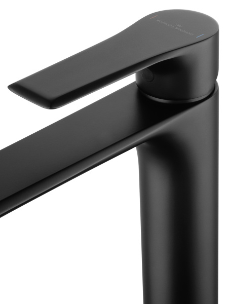 Смеситель для раковины высокий WONZON & WOGHAND BRILLIANT, черный матовый WW-88019079-MB