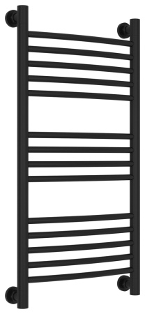 Полотенцесушитель Водяной Выгнутая Сунержа Богема + (80х40) Матовый Черный 31-0221-8040