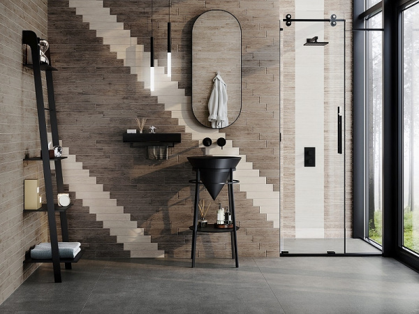 Раковина напольная (45х45) Kerama Marazzi Cono CO.NN.wbi.44\BLK.M