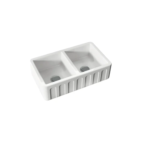Кухонная мойка (80х47) Kerasan Hannah Surrey 545001 белая