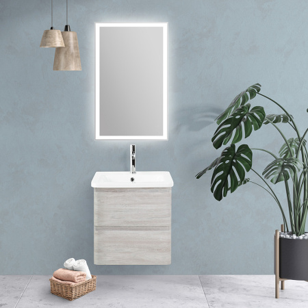 База под раковину BelBagno ALBANO-CER-500-2C-SO-RVB подвесная Rovere Vintage Bianco
