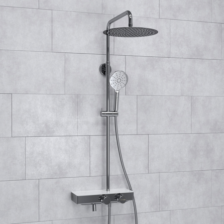 Душевая система WasserKRAFT A113.116.127.CH Thermo