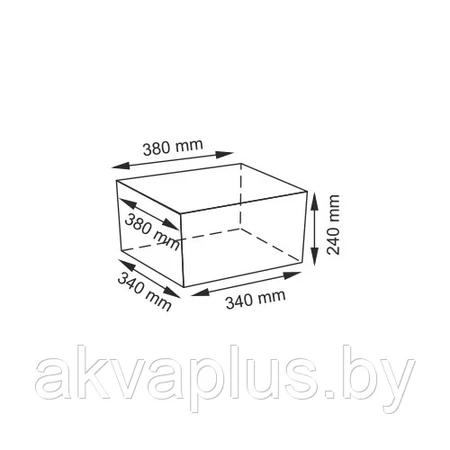 Плетеная корзина для белья  WasserKRAFT Lossa WB-880-L