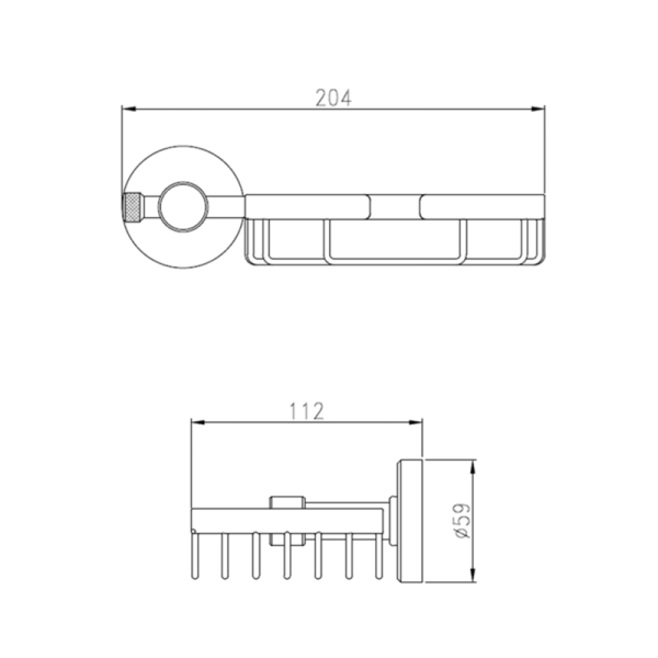 Подвесная мыльница Bronze de Luxe  ROYAL R25202