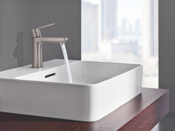 Смеситель однорычажный для раковины Grohe Lineare New, XS-Size 23791 DC1 (23791DC1) суперсталь