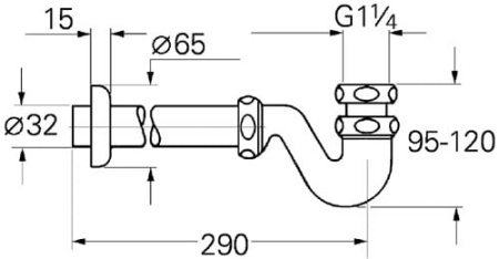 Сифон для раковины grohe 28926 000 (28926000)
