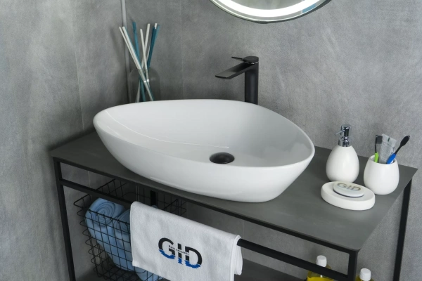 Раковина накладная (66,5х44) Gid N9062