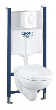 Комплект (унитаз с системой инсталяции) GROHE Solido Ceramic 39398000