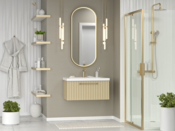 Тумба с раковиной  Brevita Alicante 80   УТ000015786