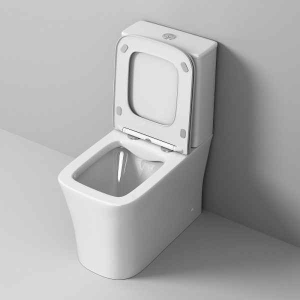 Унитаз напольный безободковый Grossman Classic GR-4467S с сиденьем микролифт