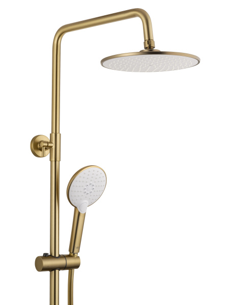 Душевая система WONZON & WOGHAND CLICK, брашированное золото WW-N3S962-BG