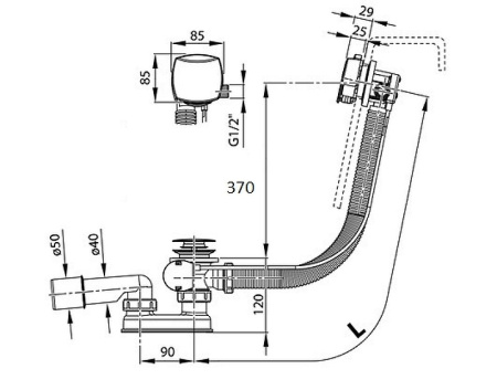 Слив-перелив Ravak X01438