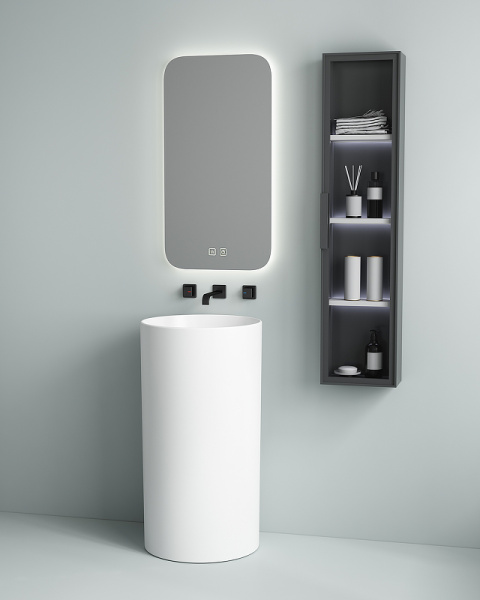 Раковина напольная (45х45) SantiLine SL-4014