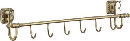 Планка с крючками 6 крючков Savol 64 S-006476