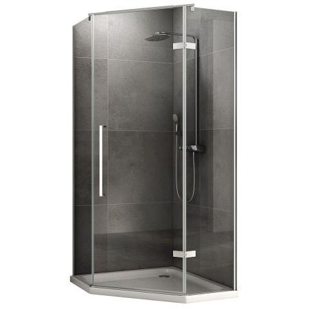 Душевой уголок (80х80) ABBER Ewiges Wasser AG05080 хром