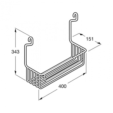Решетчатый контейнер Roca Fashion 816028001