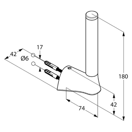 Держатель для запасного рулона туалетной бумаги Kludi Ambienta 5397205