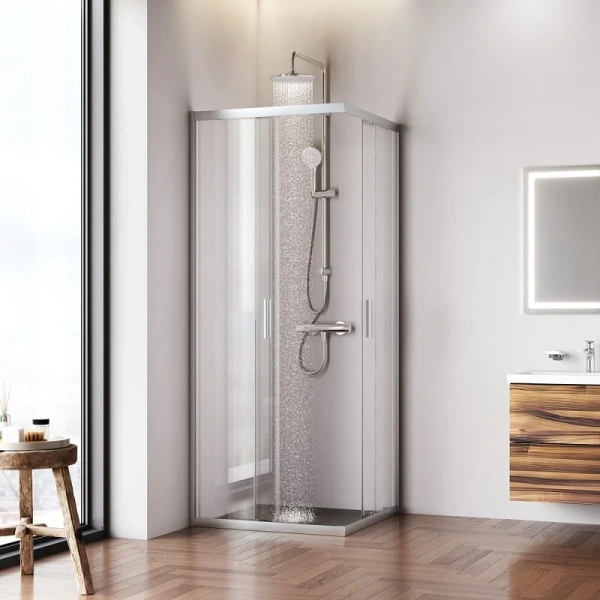 Душевой уголок (80х80) Am.Pm Gem W90G-403-8080-MT хром матовый