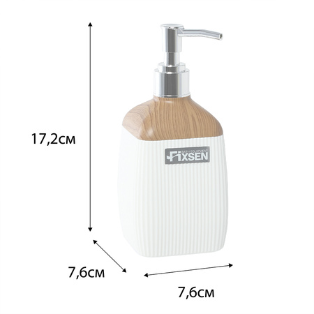 Дозатор жидкого мыла Fixsen 300 мл WHITE WOOD FX-402-1