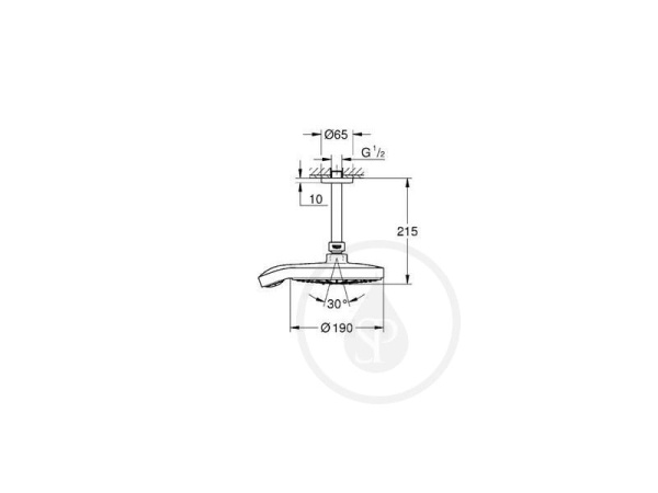 Верхний душ Grohe Power & Soul Cosmopolitan 26173 000 (26173000) Верхний душ Grohe Power & Soul Cosmopolitan 26173 000 (26173000)