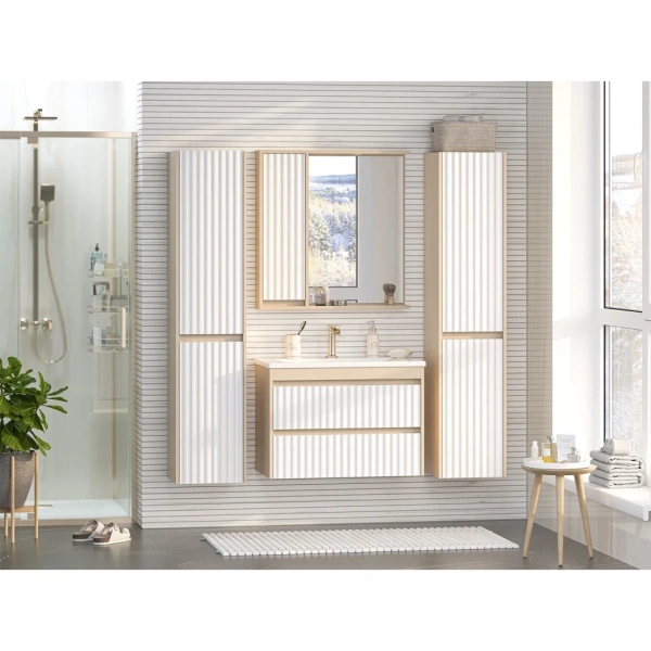 Тумба с раковиной Brevita Balaton 80 УТ000023724