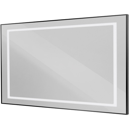 Зеркало (140х80) BelBagno Kraft  SPC-KRAFT-1400-800-SENS-NERO с подсветкой