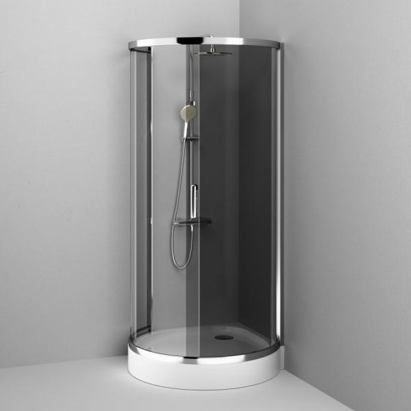 Душевой уголок (95х95) Am.Pm Like Round 95 W83G-333-095CG